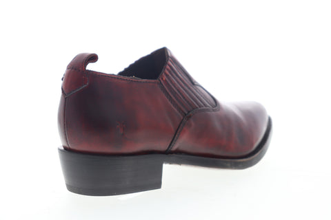 Frye Billy Shootie 70431 Womens Red Leather Slip On Booties Boots