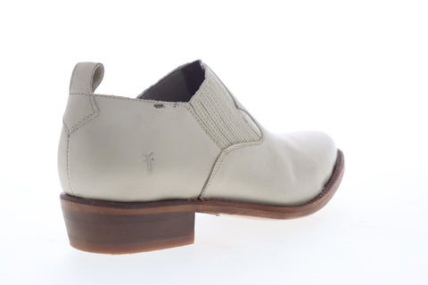 Frye Billy Shootie 70431 Womens Beige Tan Leather Slip On Booties Boots