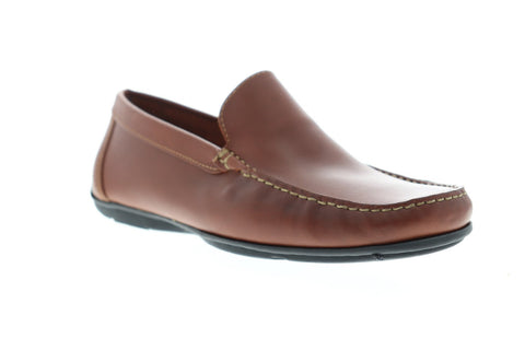 Eastland Talladega Mens Brown Leather Casual Dress Slip On Loafers Shoes