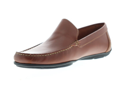 Eastland Talladega Mens Brown Leather Casual Dress Slip On Loafers Shoes