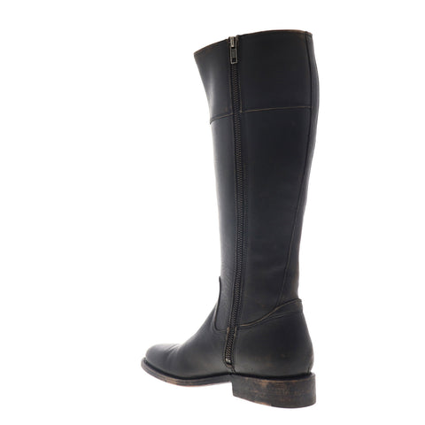 Frye Jayden D Ring 70490 Womens Black Leather Zipper Casual Dress Boots