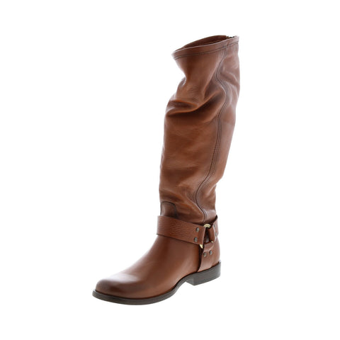 Frye Phillip Harness Tall 70511 Womens Brown Leather Casual Dress Boots