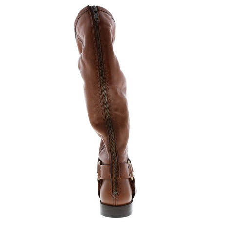 Frye Phillip Harness Tall 70511 Womens Brown Leather Casual Dress Boots