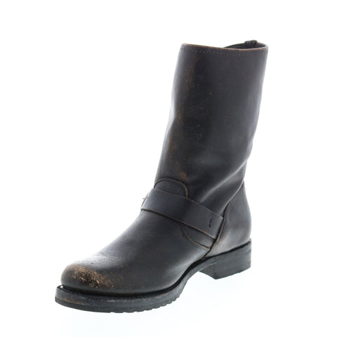 Frye Mara Clog 70542 Womens Brown Leather Slip On Casual Dress Boots