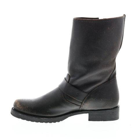 Frye Mara Clog 70542 Womens Brown Leather Slip On Casual Dress Boots