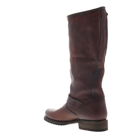 Frye Veronica Slouch 70549 Womens Brown Leather Slip On Tall Boots Shoes