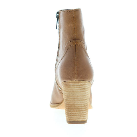 Frye Essa Bootie 70578 Womens Brown Leather Zipper Booties Boots