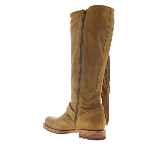 Frye Veronica Strap Tall 70592 Womens Brown Suede Zipper Casual Dress Boots