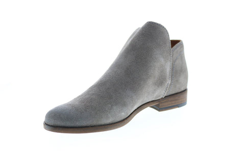 Frye Elyssa Shootie 70680 Womens Gray Suede Ankle & Booties Boots