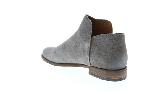 Frye Elyssa Shootie 70680 Womens Gray Suede Ankle & Booties Boots