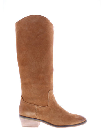 Frye Caden Stitch Tall 70688 Womens Brown Suede Slip On Casual Dress Boots