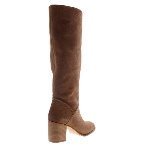Frye Phoebe Slouch Tall 70690 Womens Brown Suede Slip On Tall Boots Shoes