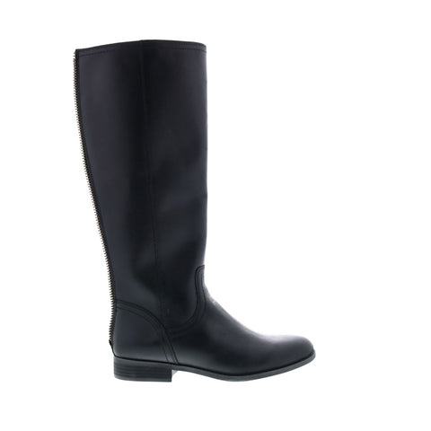Frye Jolie Back Zip 70691 Womens Black Leather Zipper Tall Boots Shoes