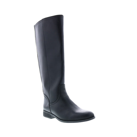 Frye Jolie Back Zip 70691 Womens Black Leather Zipper Tall Boots Shoes