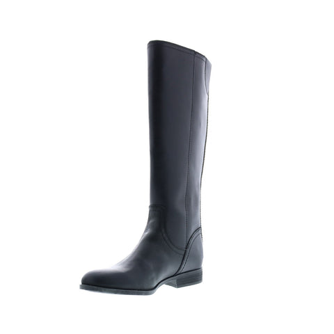 Frye Jolie Back Zip 70691 Womens Black Leather Zipper Tall Boots Shoes