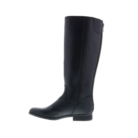 Frye Jolie Back Zip 70691 Womens Black Leather Zipper Tall Boots Shoes