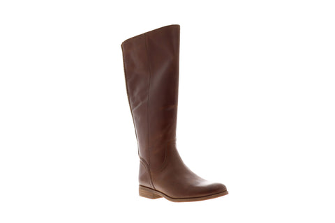 Frye Jolie Back Zip 70691 Womens Brown Leather Tall Zipper Casual Dress Boots