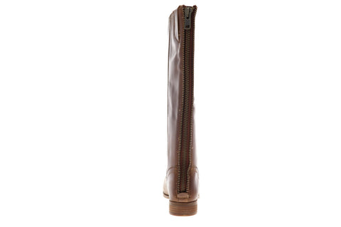 Frye Jolie Back Zip 70691 Womens Brown Leather Tall Zipper Casual Dress Boots