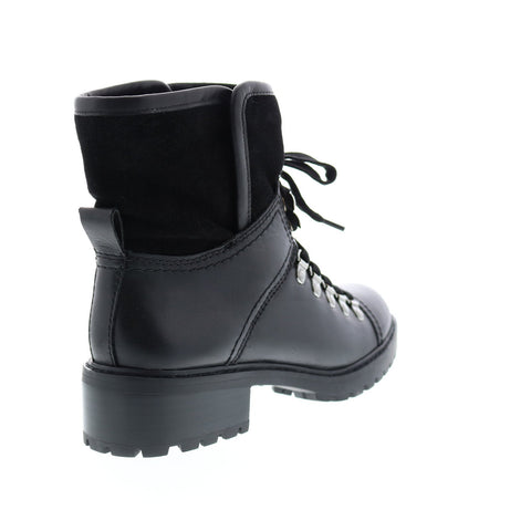 Frye Anise Hiker 70708 Womens Black Leather Lace Up Hiker Boots Shoes