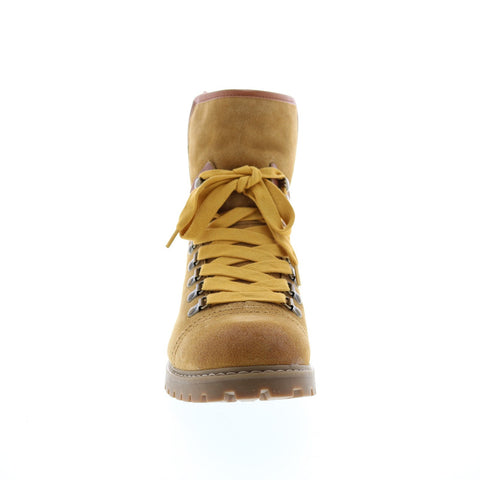 Frye Anise Hiker 70710 Womens Brown Suede Lace Up Hiker Boots Shoes