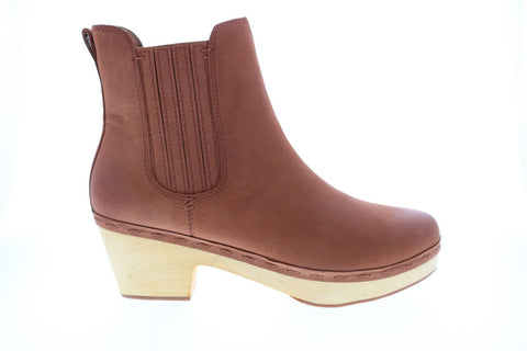 Frye & Co. Odessa Chelsea 70719 Womens Brown Leather Ankle & Booties Boots