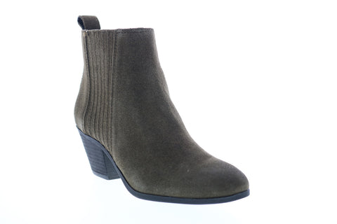 Frye Jacy Chelsea 70738 Womens Gray Suede Zipper Booties Boots