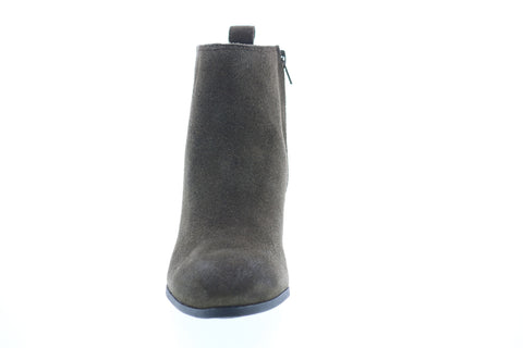 Frye Jacy Chelsea 70738 Womens Gray Suede Zipper Booties Boots
