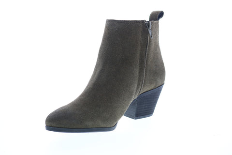Frye Jacy Chelsea 70738 Womens Gray Suede Zipper Booties Boots