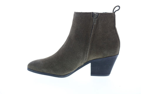 Frye Jacy Chelsea 70738 Womens Gray Suede Zipper Booties Boots