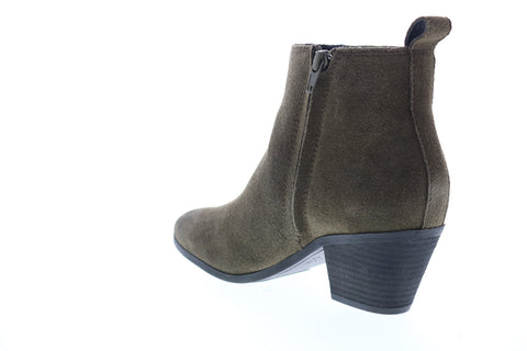 Frye Jacy Chelsea 70738 Womens Gray Suede Zipper Booties Boots