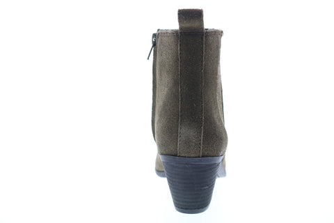 Frye Jacy Chelsea 70738 Womens Gray Suede Zipper Booties Boots