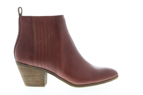 Frye Jacy Chelsea 70742 Womens Brown Leather Zipper Booties Boots