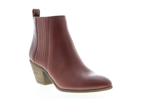 Frye Jacy Chelsea 70742 Womens Brown Leather Zipper Booties Boots