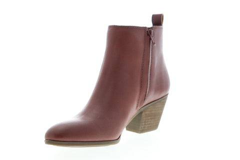 Frye Jacy Chelsea 70742 Womens Brown Leather Zipper Booties Boots
