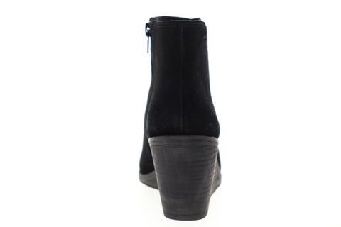 Frye Kaye Chelsea 70743 Womens Black Suede Zipper Chelsea Boots Shoes