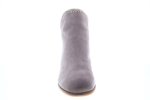 Frye & Co. Phoebe Braid Bootie 70758 Womens Purple Suede Ankle & Booties Boots