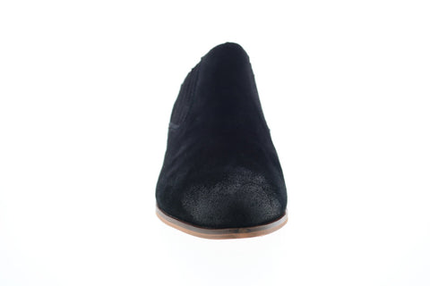Frye Rubie Mule 70776 Womens Black Suede Heels Slip On Mule Shoes