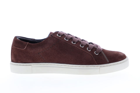 Frye Sindy Moto Low 70792 Womens Red Suede Low Top Lifestyle Sneakers Shoes