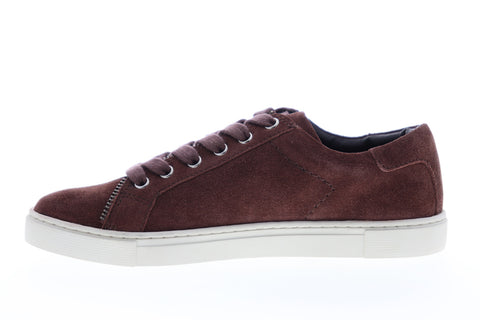 Frye Sindy Moto Low 70792 Womens Red Suede Low Top Lifestyle Sneakers Shoes