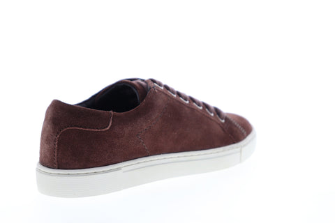 Frye Sindy Moto Low 70792 Womens Red Suede Low Top Lifestyle Sneakers Shoes