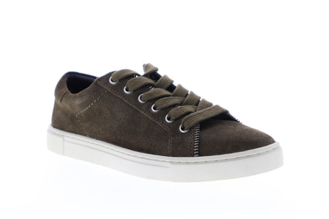 Frye & Co. Sindy Moto Low 70792 Womens Green Suede Lifestyle Sneakers Shoes