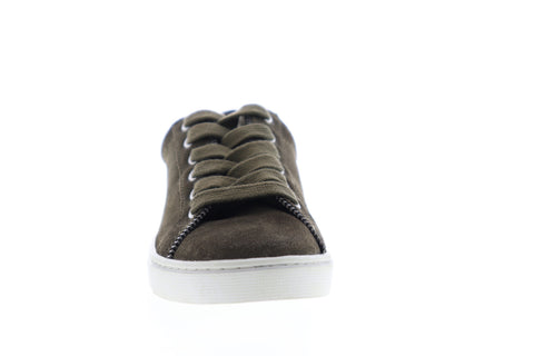 Frye & Co. Sindy Moto Low 70792 Womens Green Suede Lifestyle Sneakers Shoes