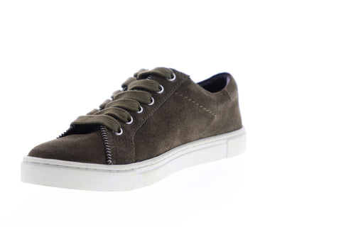 Frye & Co. Sindy Moto Low 70792 Womens Green Suede Lifestyle Sneakers Shoes