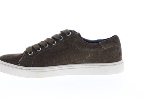 Frye & Co. Sindy Moto Low 70792 Womens Green Suede Lifestyle Sneakers Shoes