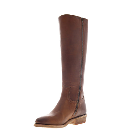 Frye Billy Inside Zip Tall 70810 Womens Brown Leather Zipper Casual Dress Boots