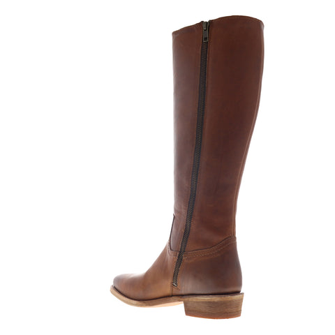 Frye Billy Inside Zip Tall 70810 Womens Brown Leather Zipper Casual Dress Boots
