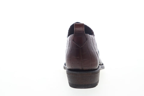 Frye Billy Shootie 70814 Womens Brown Leather Slip On Casual Dress Boots Shoes