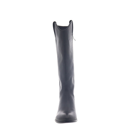 Frye Carson Pull On 70832 Womens Black Extended Leather Casual Dress Boots