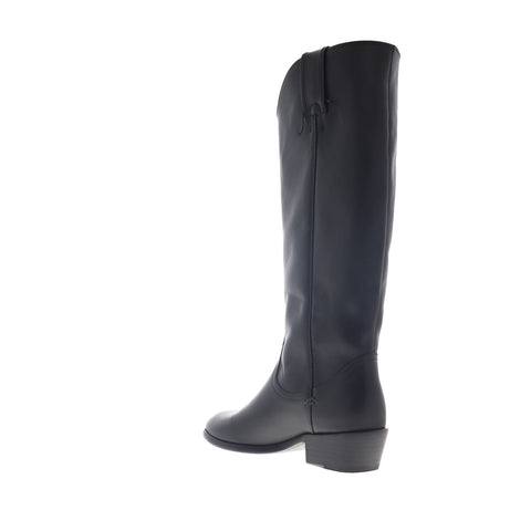 Frye Carson Pull On 70832 Womens Black Extended Leather Casual Dress Boots