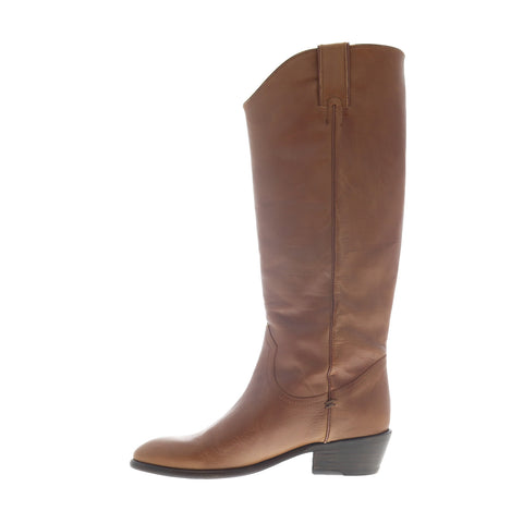 Frye Carson Pull On 70832 Womens Brown Leather Casual Dress Boots